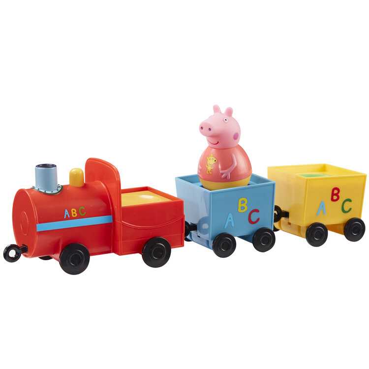 PEPPA Pig WEEBLES - Roly Poly figurky a vláček PEPPAPIG