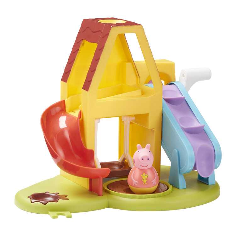 PEPPA Pig WEEBLES - Roly Poly figurky a hřiště PEPPAPIG