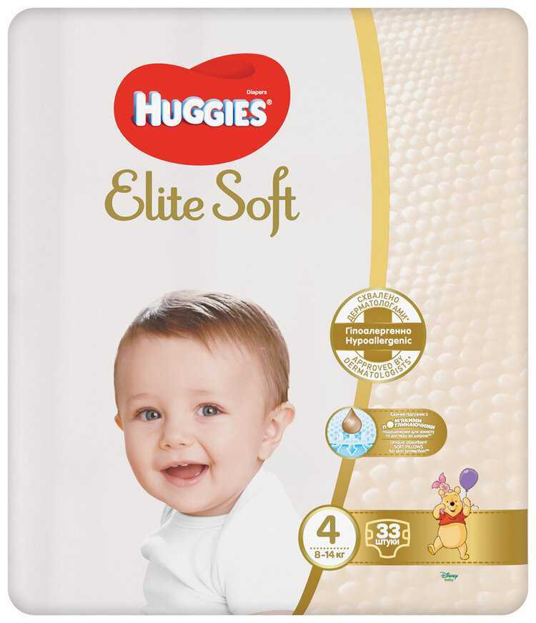 HUGGIES® Pleny jednorázové Elite Soft vel. 4 33 ks Huggies