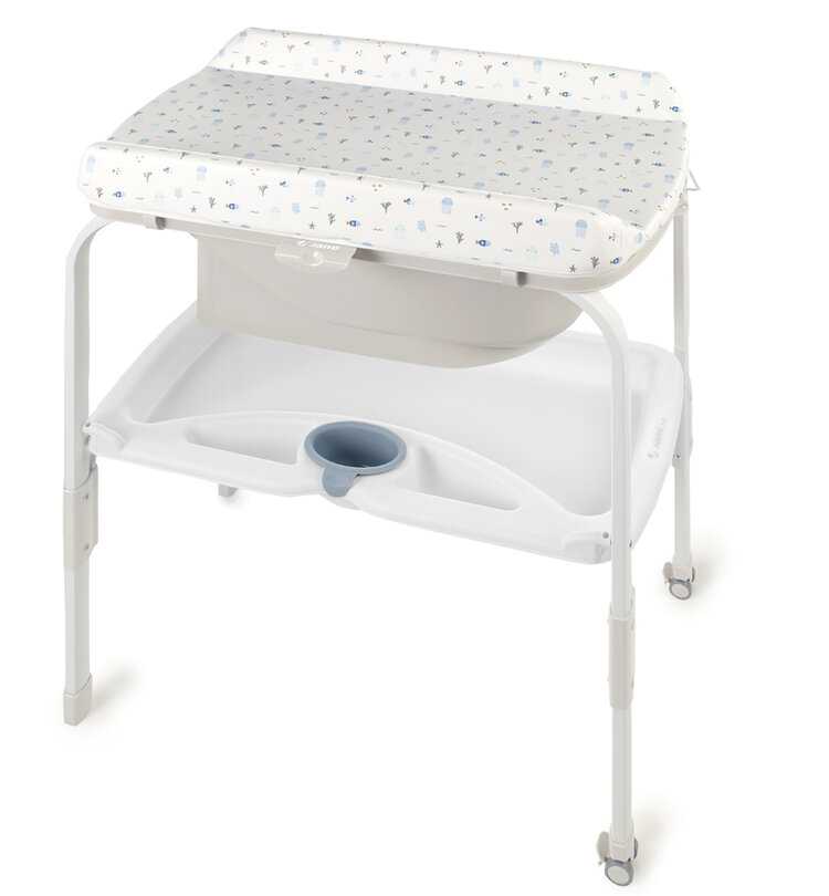 JANÉ Pult přebalovací s vaničkou Flip Lazuli Blue Jané