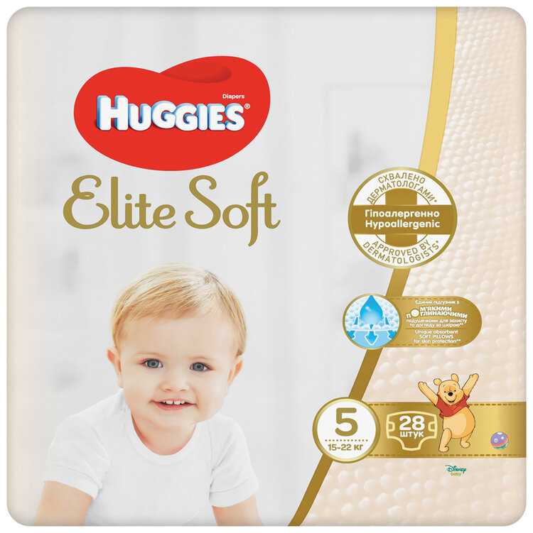 HUGGIES® Pleny jednorázové Elite Soft vel. 5 28 ks Huggies