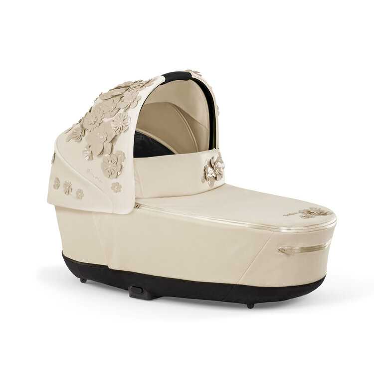 CYBEX Priam 4.0 Lux Carry Cot Simply flowers Collection mid beige Cybex