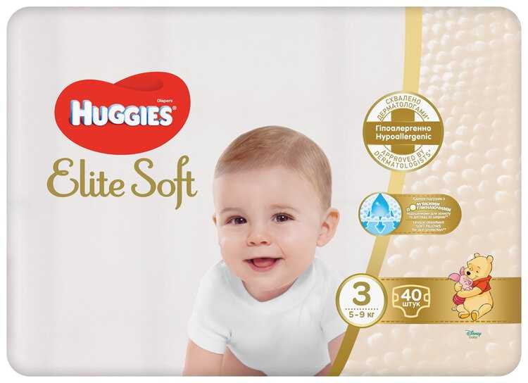 HUGGIES® Pleny jednorázové Elite Soft vel. 3 40 ks Huggies