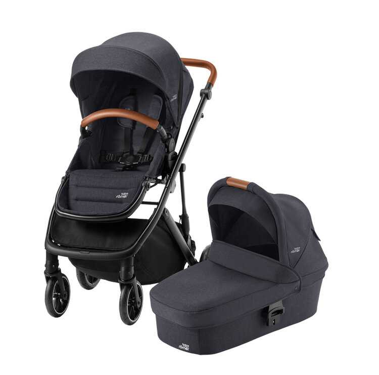 Britax Set Strider M + korba 2022 Black Shadow Britax Römer