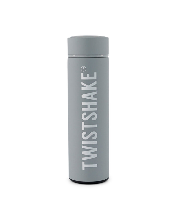 TWISTSHAKE Termoska Hot or Cold 420 ml pastelově šedá Twistshake