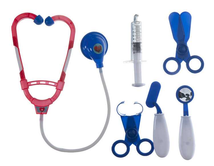 TEDDIES Sada doktor/lékař plast 2 druhy Teddies