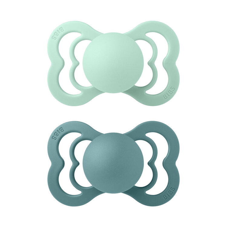 BIBS Supreme dudlíky ortodontické ze silikonu 2 ks