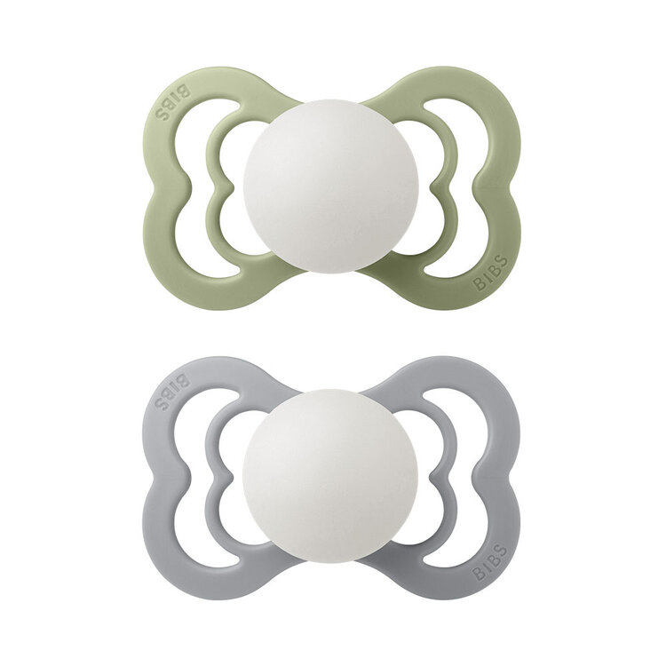 BIBS Supreme dudlíky ortodontické ze silikonu 2 ks