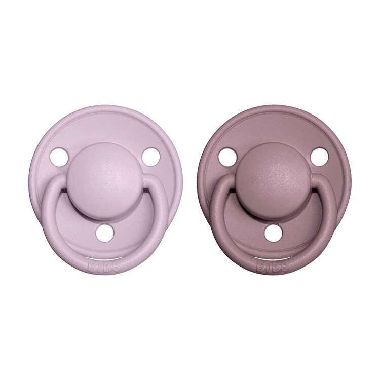Bibs De Lux silikon Dusky lilac heather 2 ks Bibs