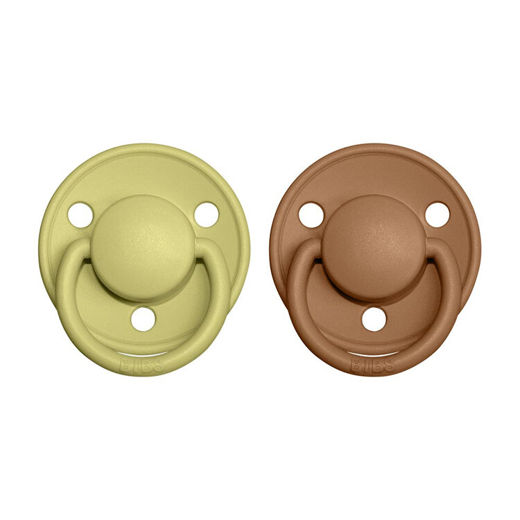 Bibs De Lux silikon Meadow earth 2 ks Bibs