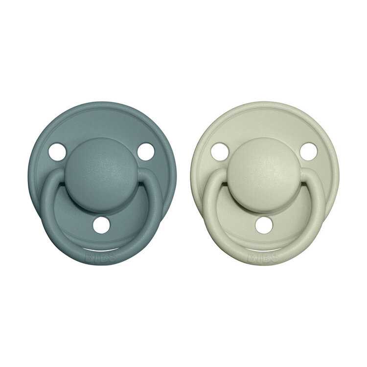 BIBS De Lux dudlíky z přírodního kaučuku 2 ks