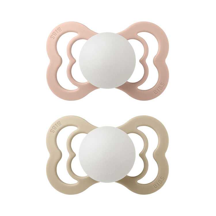 BIBS Supreme dudlíky ortodontické ze silikonu 2 ks