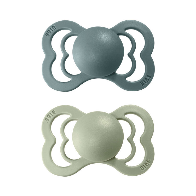 Bibs Supreme silikon 2ks Island Sea Sage Bibs