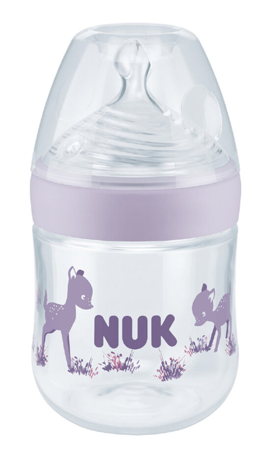 NUK Nature Sense láhev s kontrolou teploty 150 ml fialová Nuk