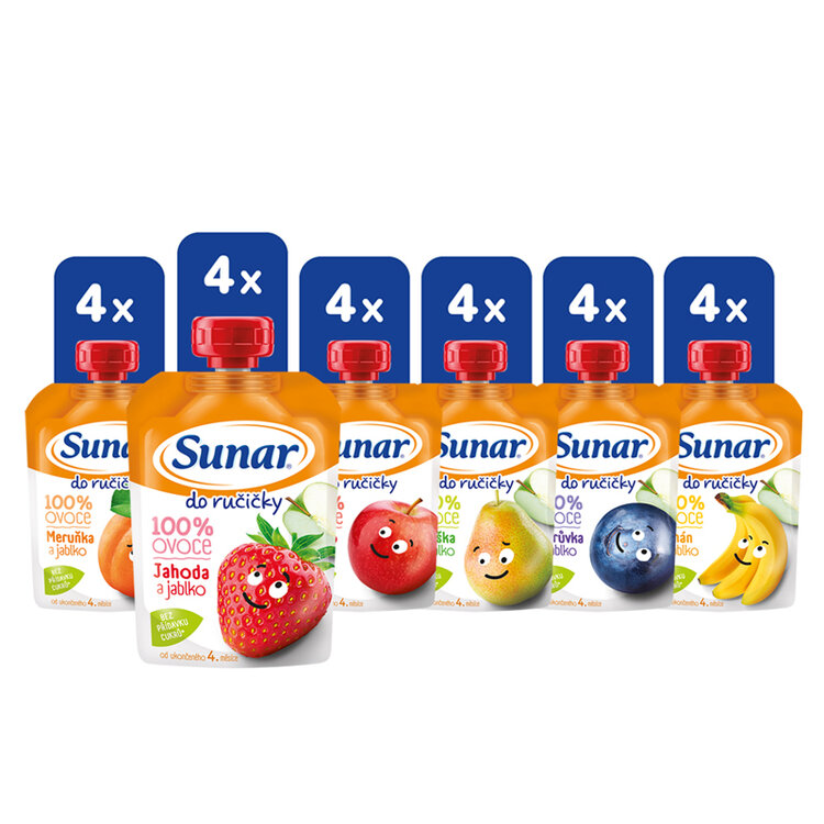SUNAR Kapsička Do ručičky XXL mix 24x100 g Sunar