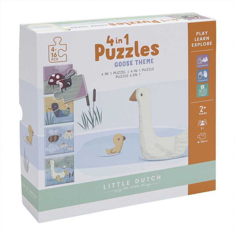 LITTLE DUTCH Puzzle Husa 4v1 Little Dutch