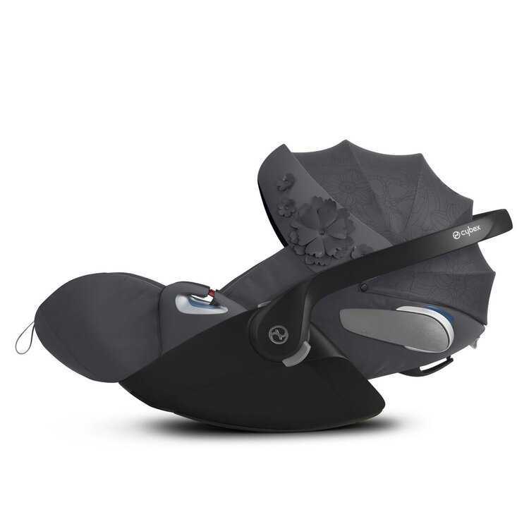 Cybex CLOUD Z I-SIZE SIMPLY FLOWERS 2022 GREY | dark grey Cybex