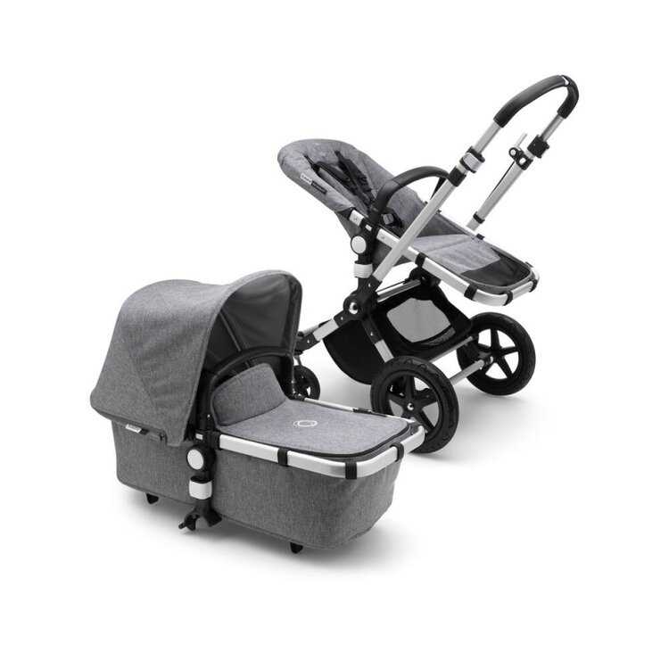 BUGABOO Kočárek Cameleon3+ complete Alu/Grey Melange-Grey Melange Bugaboo