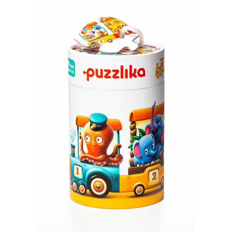 PUZZLIKA Vlak 94 cm - naučné puzzle 20 dílků Puzzlika