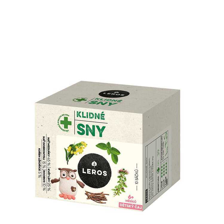 LEROS Čaj dětský Klidné sny 10x1.5g Leros Baby