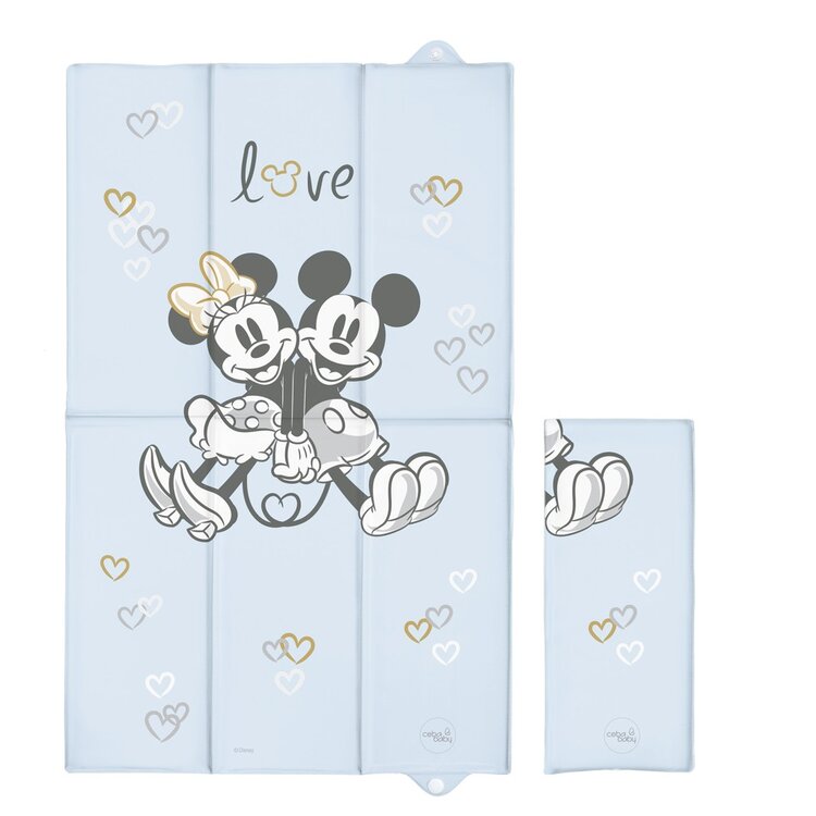 CEBA Podložka přebalovací cestovní (50x80) Disney Minnie & Mickey Blue Ceba