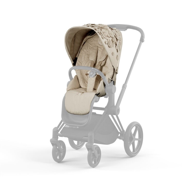 Cybex Priam Seat Pack Simply Flowers Mid Beige 2022 Cybex