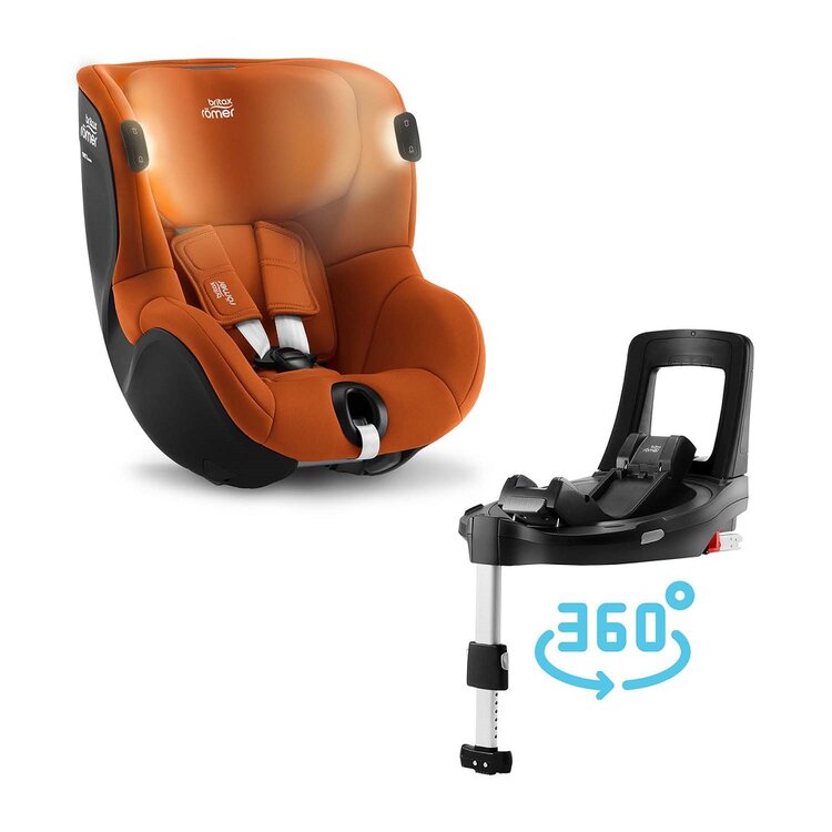 BRITAX RÖMER Dualfix iSense Bundle Flex iSense 2022 golden cognac Britax Römer