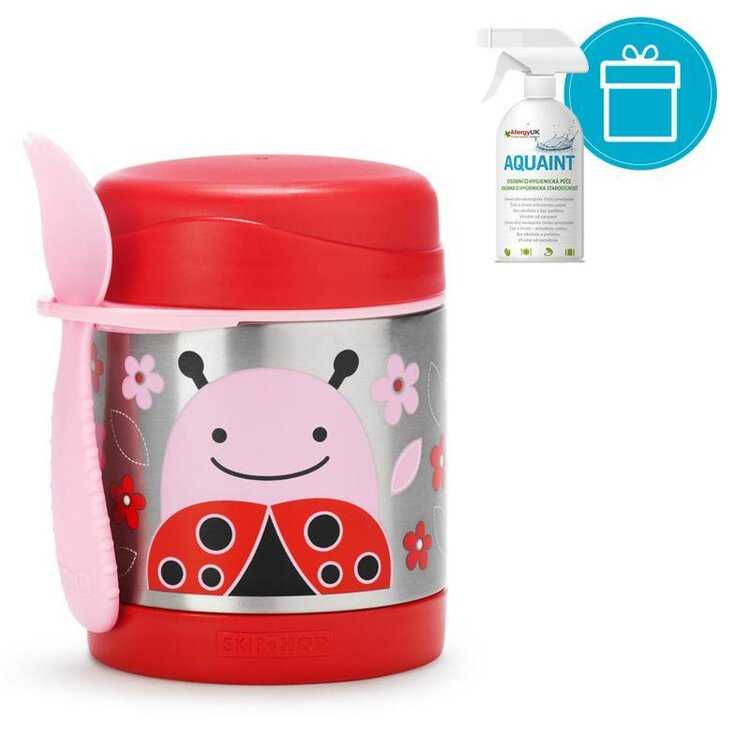 SKIP HOP Zoo Termoska na jídlo se lžičko/vidličkou Beruška 325 ml