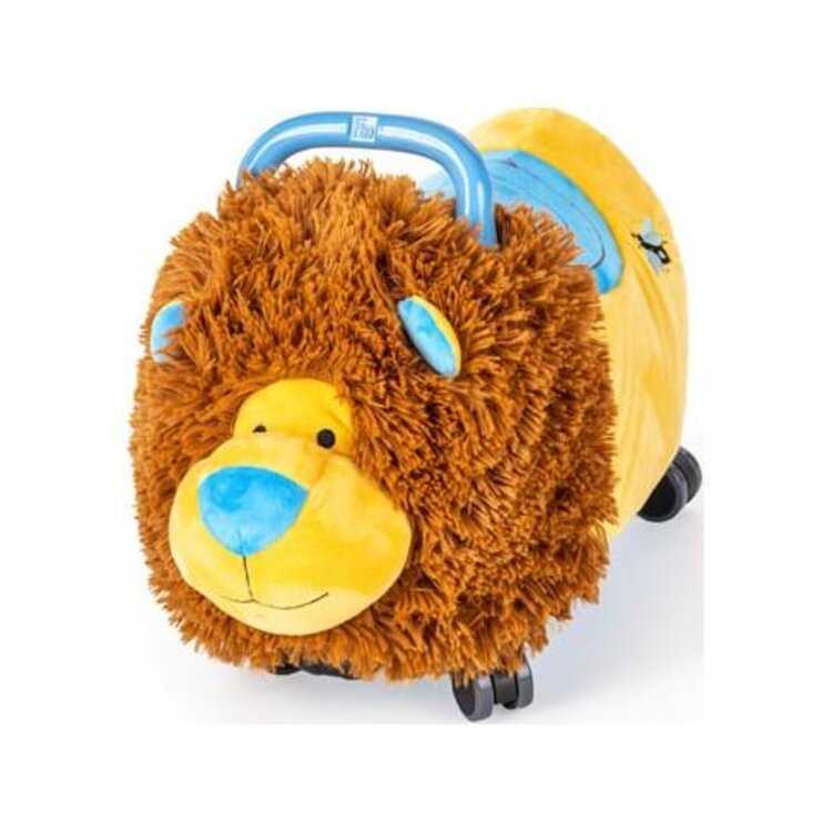 TEDDIES Odrážedlo Funny wheels Rider Ride-On lvíček plyšový modrý 12 m+ Teddies