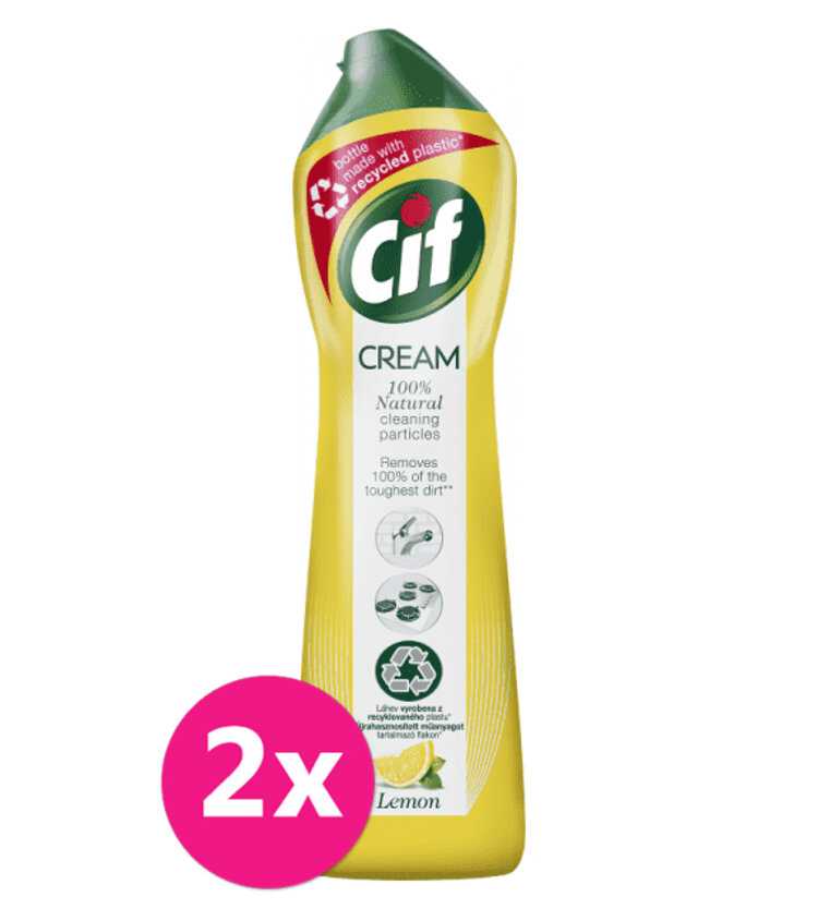 2x CIF krém lemon 500 ml Cif