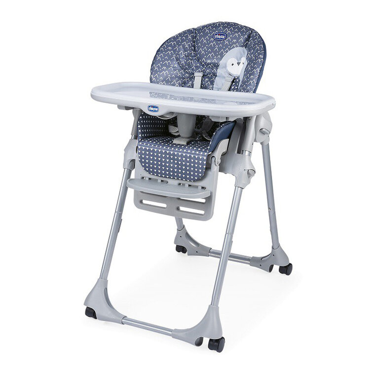 CHICCO Židlička jídelní Polly Easy - Pinguin Chicco