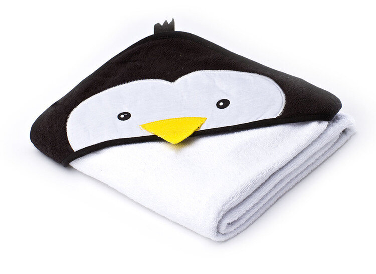 SENSILLO Osuška tučňák 100x100 - bílá Sensillo