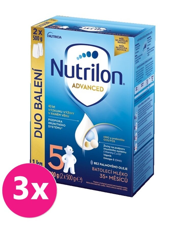 NUTRILON 5 Advanced 3 x 1 kg Nutrilon