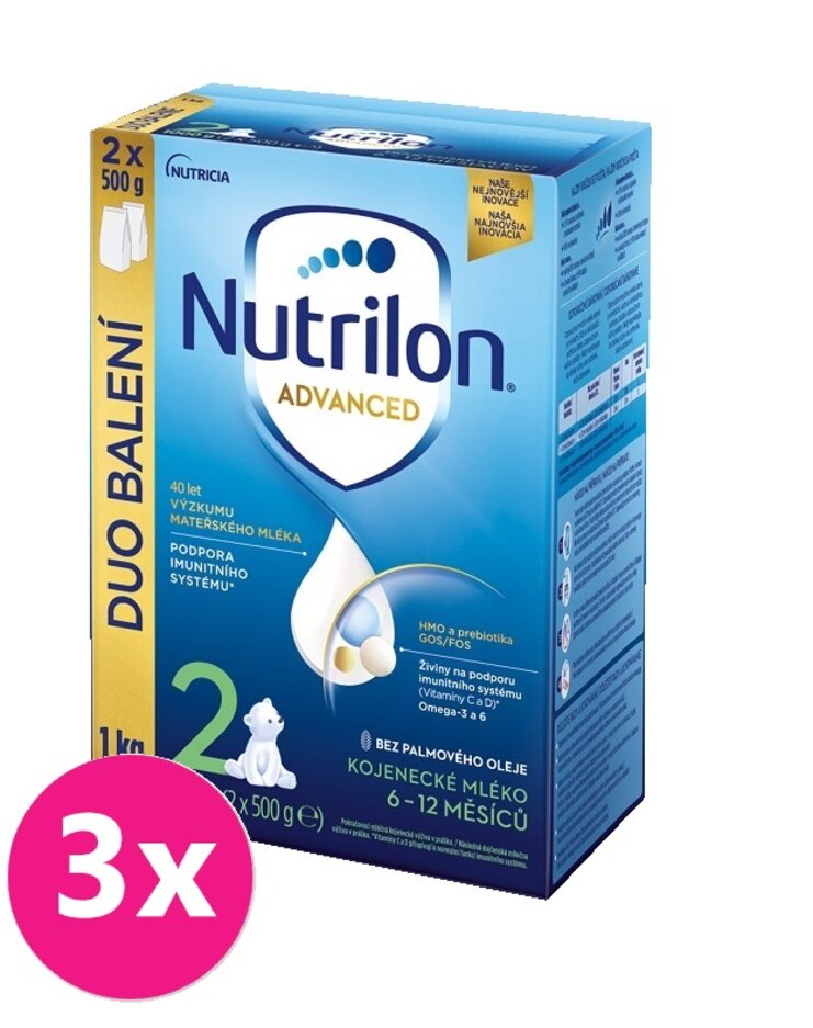 NUTRILON 2Advanced 3 x 1kg Nutrilon