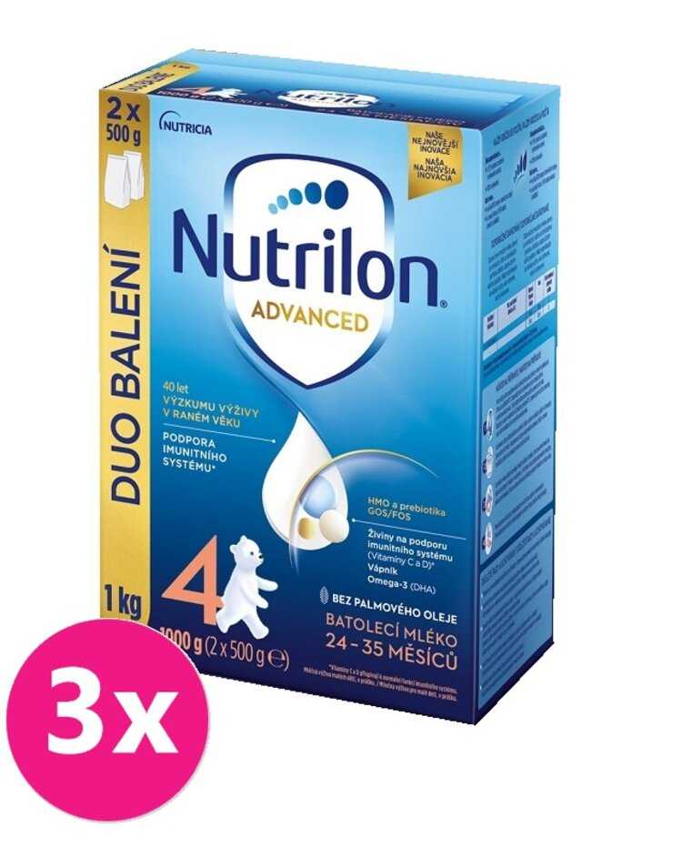 NUTRILON 4 Advanced 3 x 1 kg Nutrilon