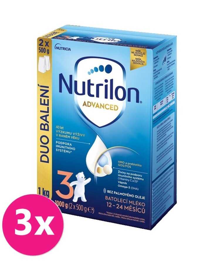 NUTRILON 3 Advanced 3 x 1 kg Nutrilon