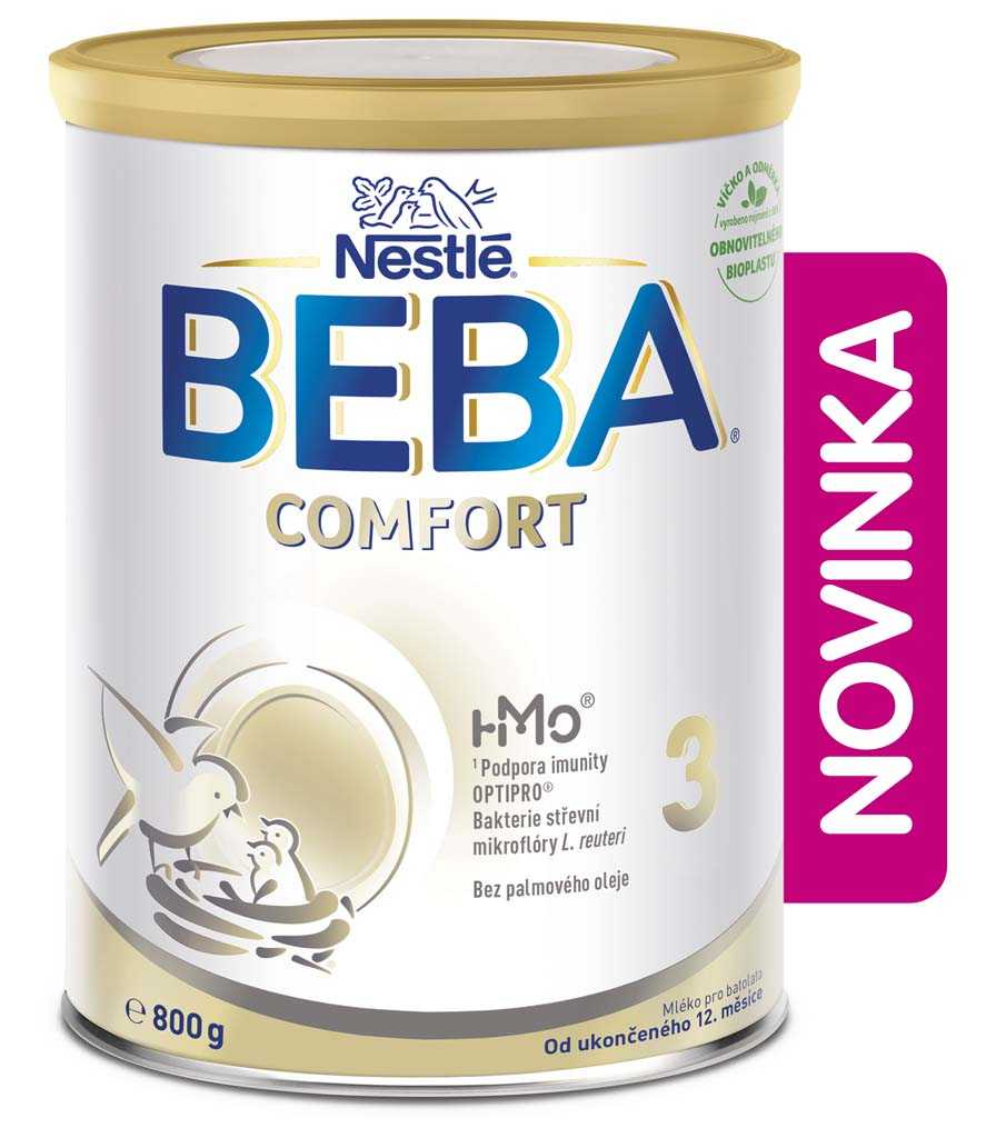 6x BEBA COMFORT 3 HM-O 800 g - Batolecí mléko Nestlé