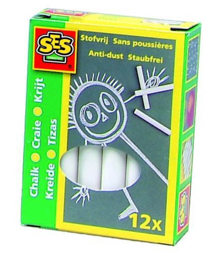 SES Bílé křídy 12 ks Ses