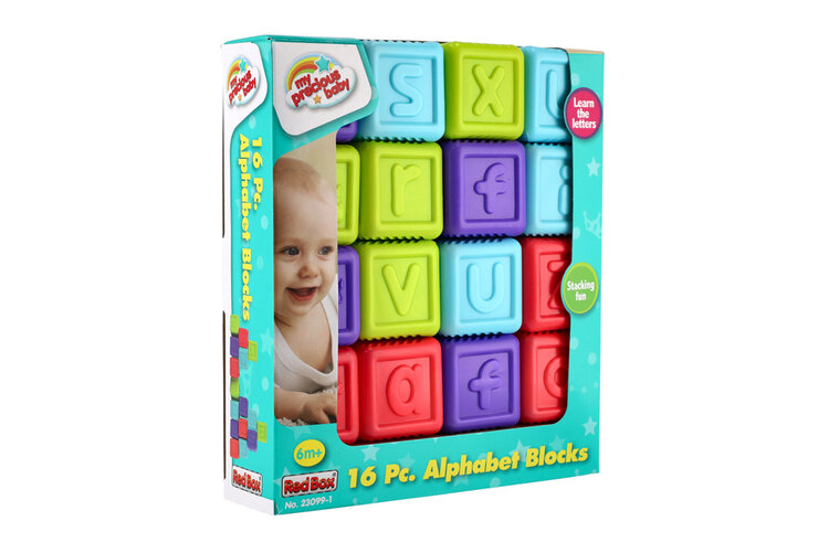 TEDDIES Abecední kostky 16 ks