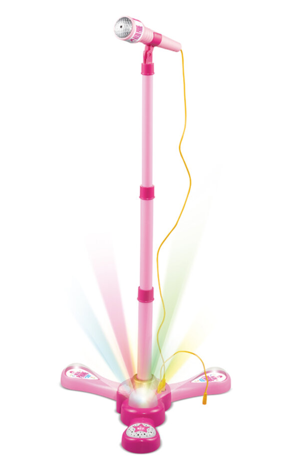 TEDDIES Mikrofon karaoke růžový Teddies