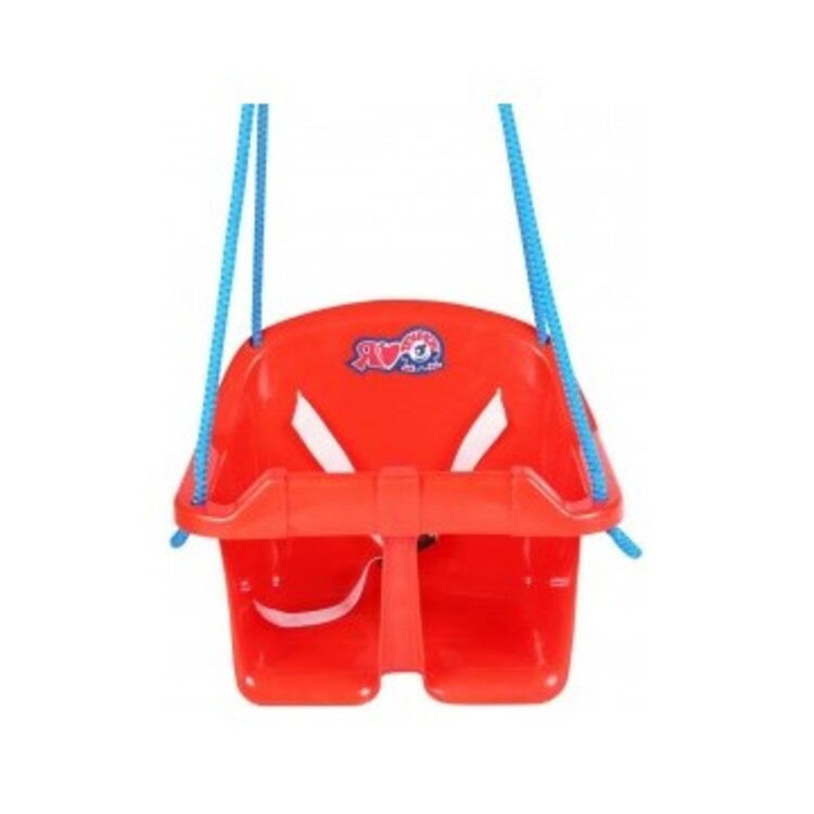 TEDDIES Houpačka Baby plast červená 24m+ Teddies