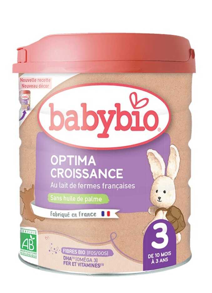 BABYBIO OPTIMA 3 Croissance kojenecké bio mléko (800 g) Babybio