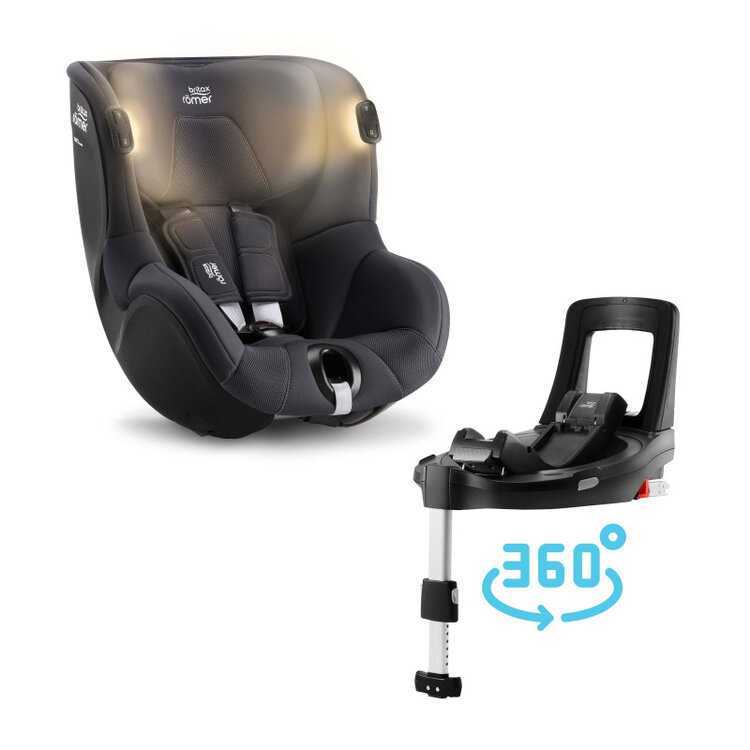 Britax Römer DUALFIX 3 i-Size Bundle Flex iSense 2022 Fossil Grey Britax Römer