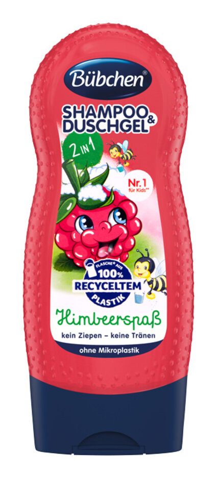 BÜBCHEN Kids 2v1 SG Veselá malina 230 ml Bübchen