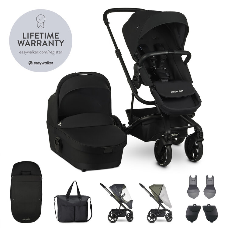 EASYWALKER Set kombinovaný Harvey3 Shadow Black s příslušenstvím 2021 Easywalker