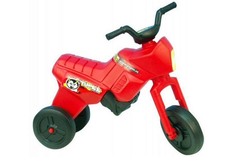 TEDDIES Odrážedlo Enduro Yupee velké červené Teddies