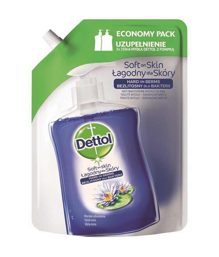 DETTOL Mýdlo tekuté Náhradní náplň Vůně moře 500 ml Dettol