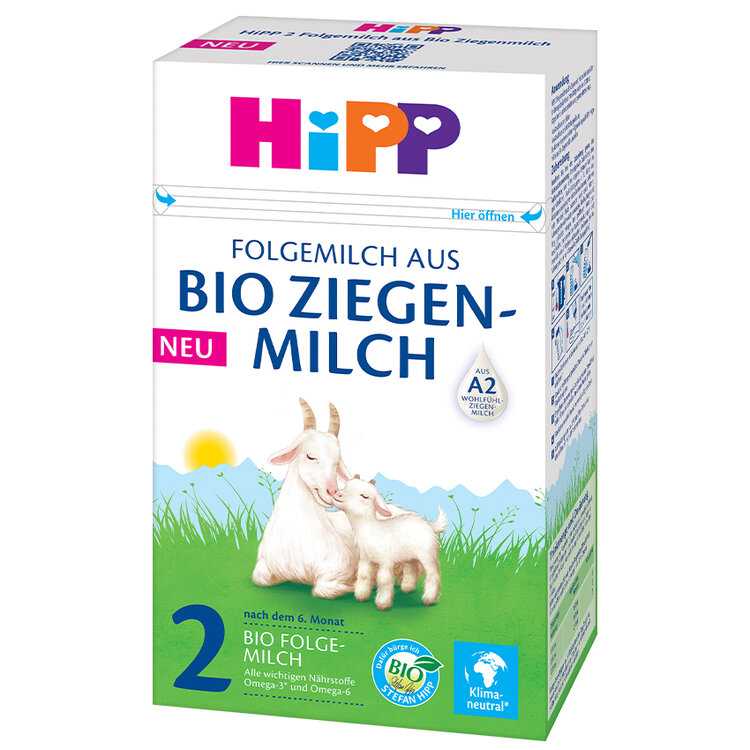 HiPP 2 BIO Kozí mléko od ukončeného 6. měsíce 400 g HiPP