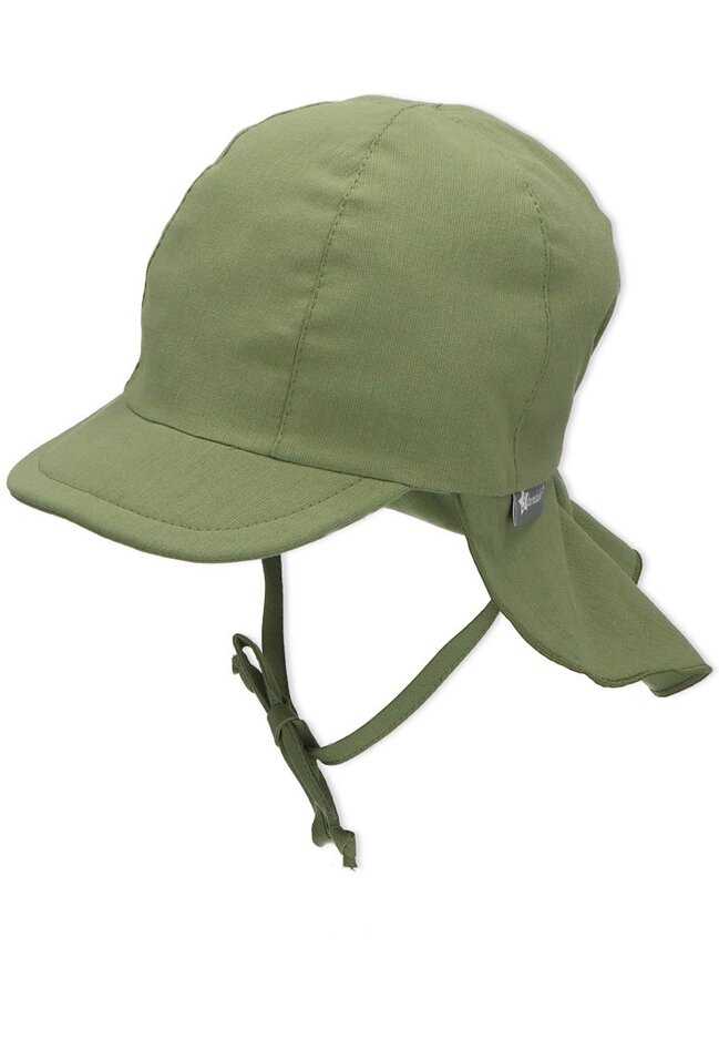 STERNTALER Čepice organická bavlna s UV filtrem 50+ zelená kluk-41 cm-4-5 m STERNTALER