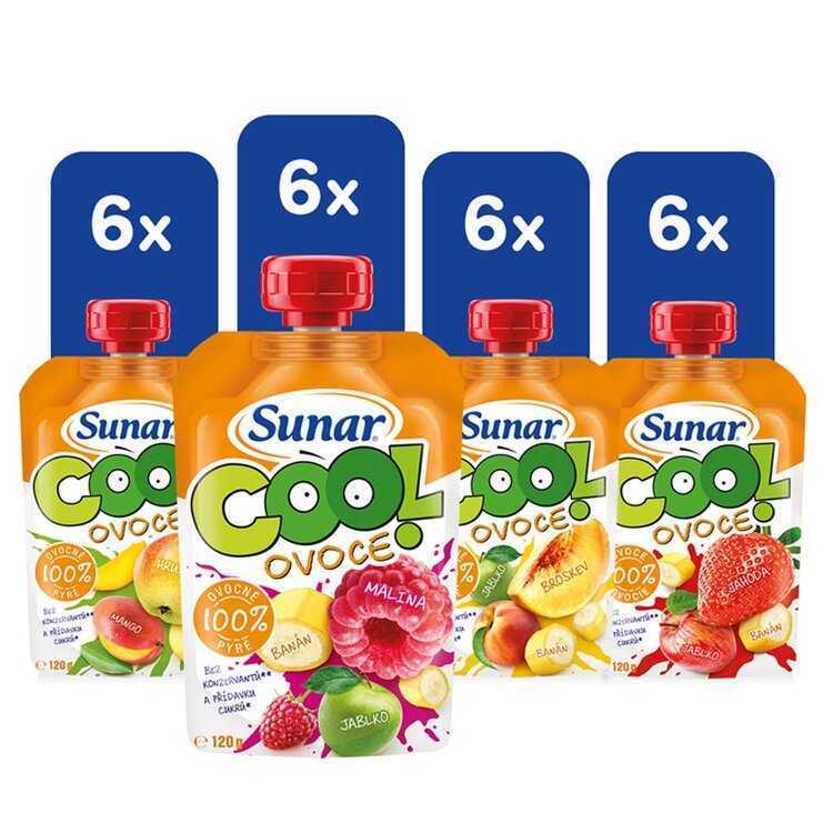 SUNAR Kapsička Cool ovoce XXL mix 24x100 g Sunar